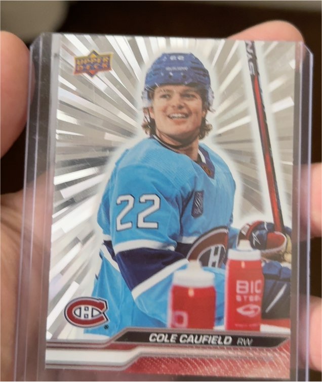 2023-24 Upper Deck Series 2 #347 Cole Caufield — front