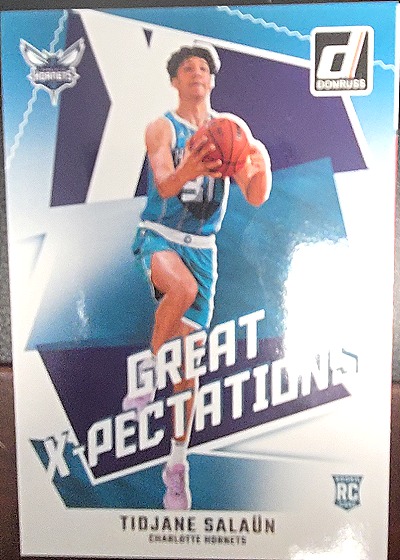 2024-25 Donruss Great X-Pectations #8 Tidjane Salaun — front