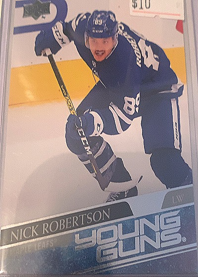 2020-21 Upper Deck Series 1 #237 Nick Robertson Young Guns Rookie Card — front