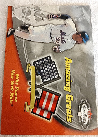 2002 Fleer Box Score #3 Mike Piazza Amazing Greats — front
