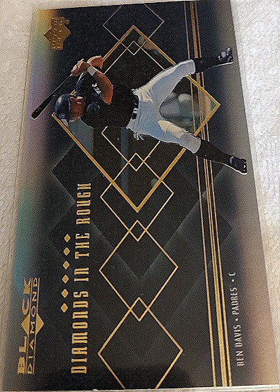 2000 Upper Deck Black Diamond Diamonds in the Rough #R6 Ben Davis — front