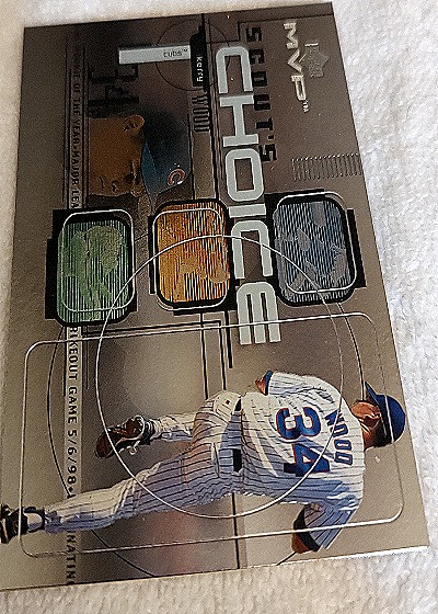 1999 Upper Deck MVP Scout's Choice #SC8 Kerry Wood — front
