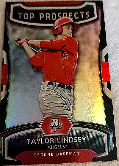 2012 Bowman Platinum Top Prospects #TP-TL Taylor Lindsey — front