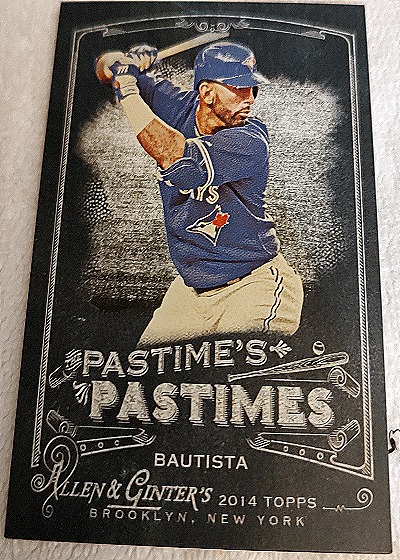 2014 Topps Allen & Ginter Pastime's Pastimes #PP-JB Jose Bautista — front