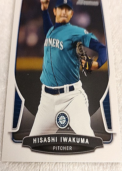 2013 Bowman # Hisashi Iwakuma — front