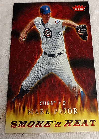 2006 Fleer #SH-9 Mark Prior Smoke 'n Heat — front