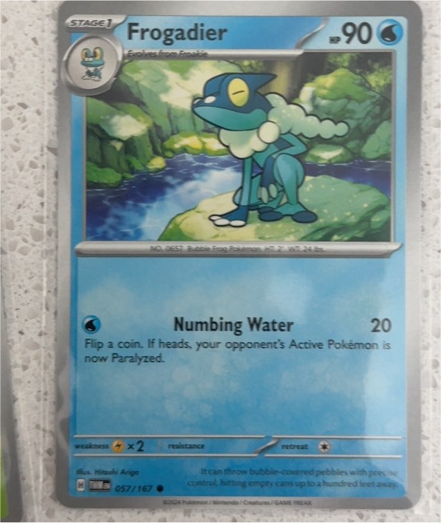 2024 Pokémon Twilight Masquerade #057 Frogadier — front