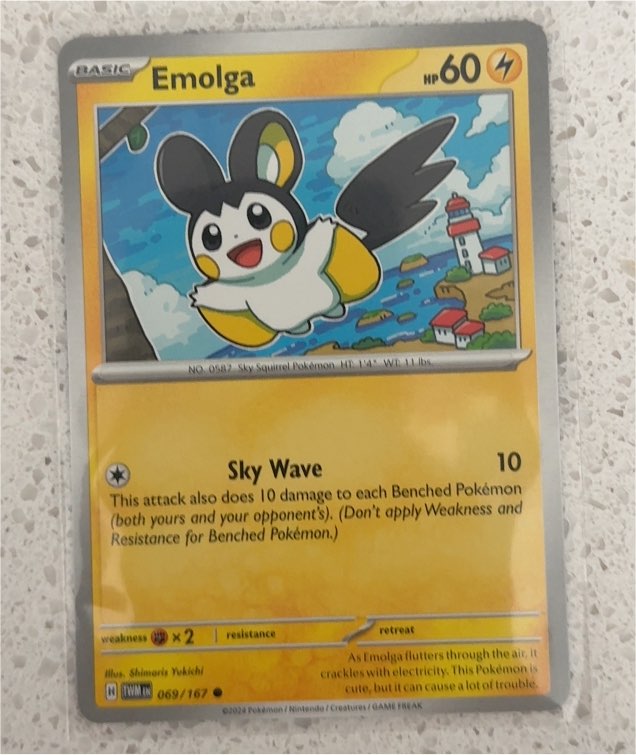 2024 Pokémon SV06 Twilight Masquerade #069 Emolga — front