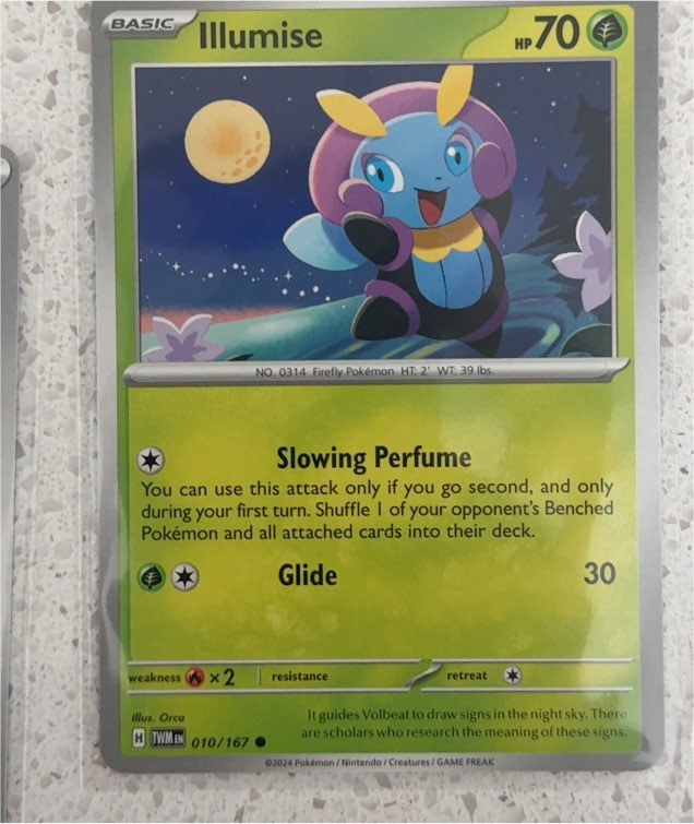 2024 Pokémon Twilight Masquerade #010 Illumise — front