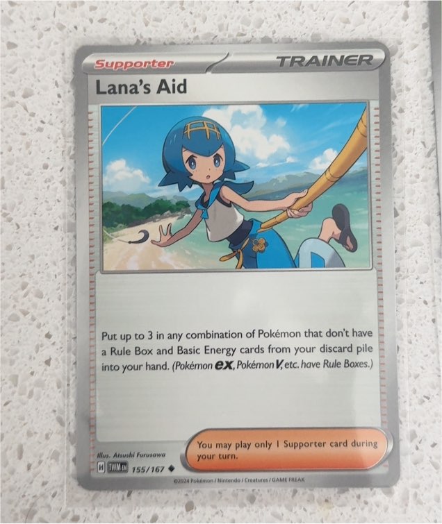 2024 Pokémon SV06: Twilight Masquerade #155 Lana's Aid — front
