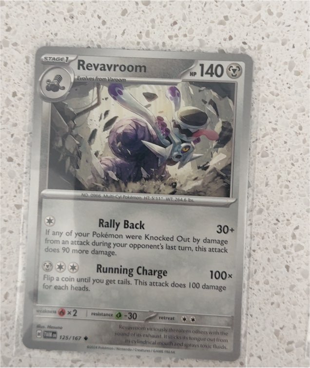 2024 Pokémon SV06: Twilight Masquerade #125 Revavroom — front