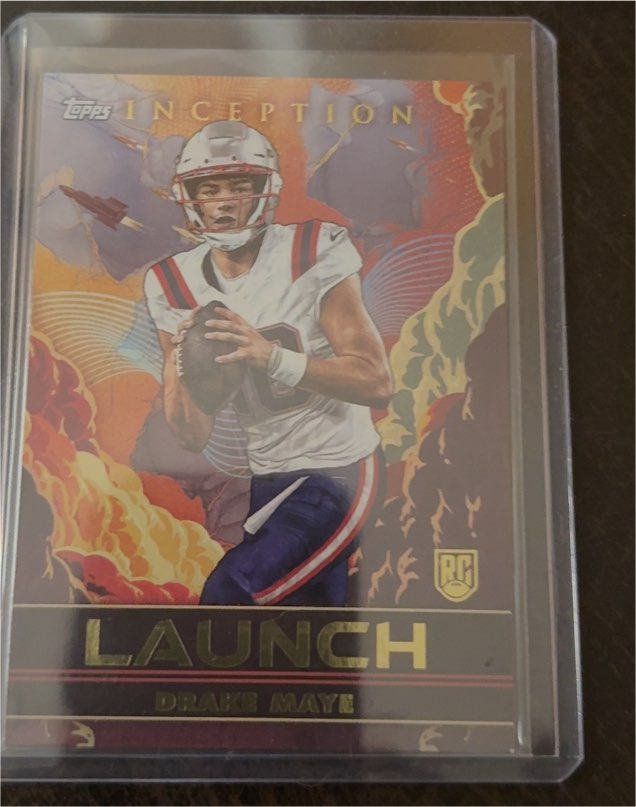 2024 Topps Inception #L-2 Drake Maye Launch — front