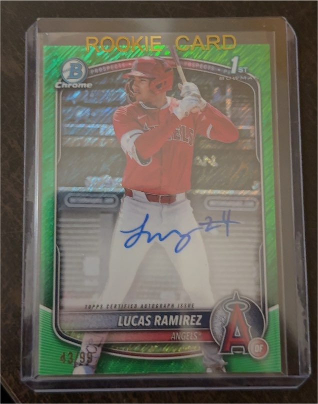 2025 Bowman Chrome #BCP-135 Lucas Ramirez — front