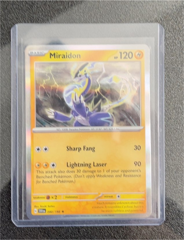2023 Pokémon Scarlet & Violet #080 Miraidon — front