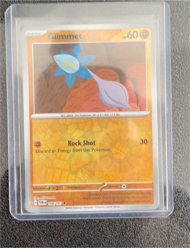 2024 Pokémon Twilight Masquerade #108 Glimmet — front