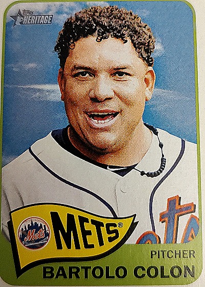 2014 Topps Heritage #221 Bartolo Colon — front