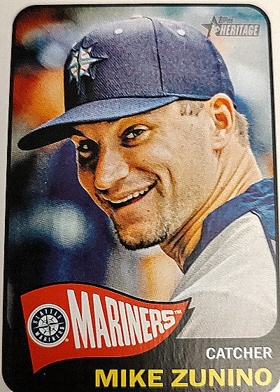 2014 Topps Heritage #415 Mike Zunino — front