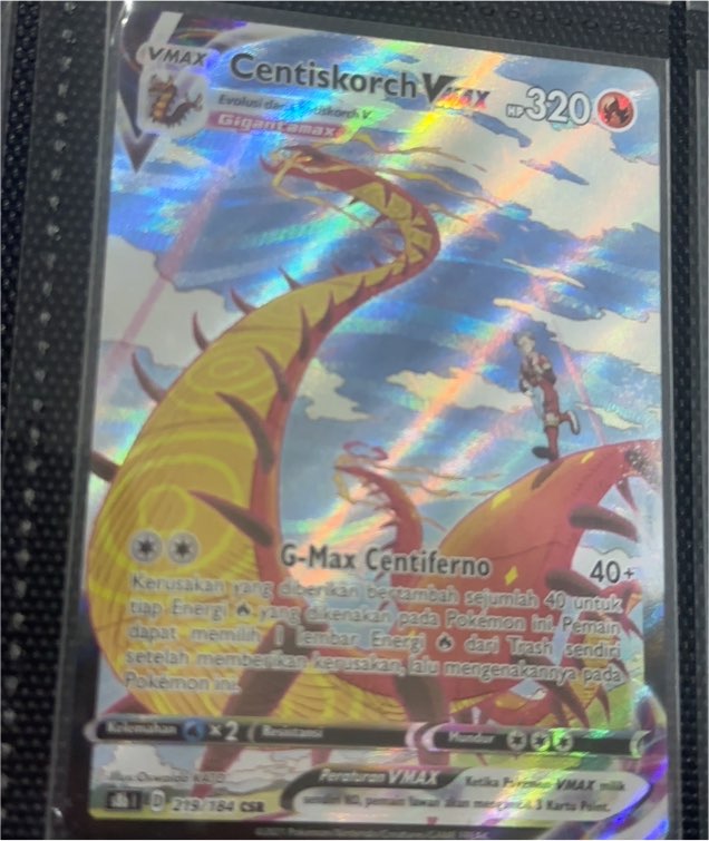 2022 Pokémon TCG Lost Origin #TG15/TG30 Centiskorch VMAX — front