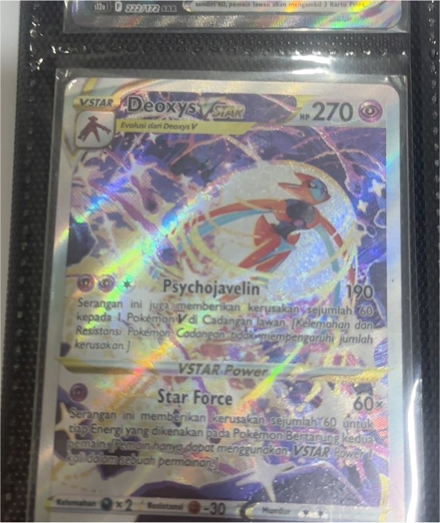 2023 Pokémon Crown Zenith #GG46 Deoxys VSTAR — front