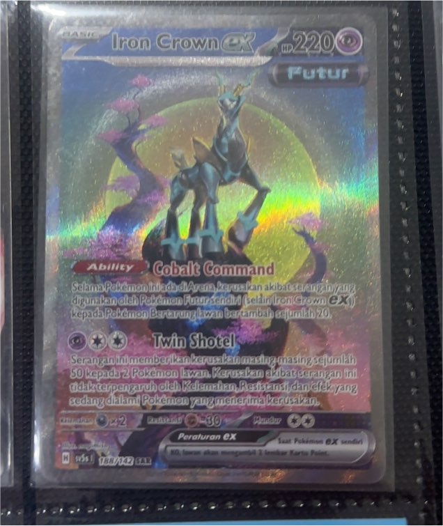 2024 Pokémon TCG Iron Crown EX #206/162 Temporal Forces — front