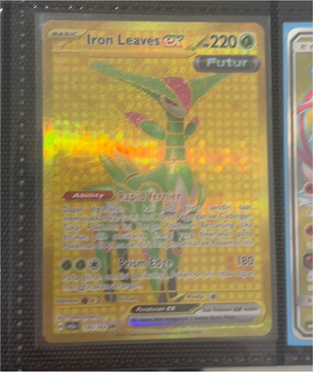 2024 Pokémon Temporal Forces #213 Iron Leaves EX — front