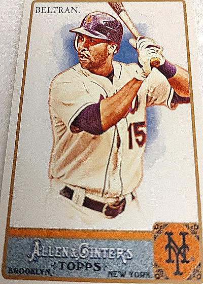2011 Topps Allen & Ginter #137 Carlos Beltran — front
