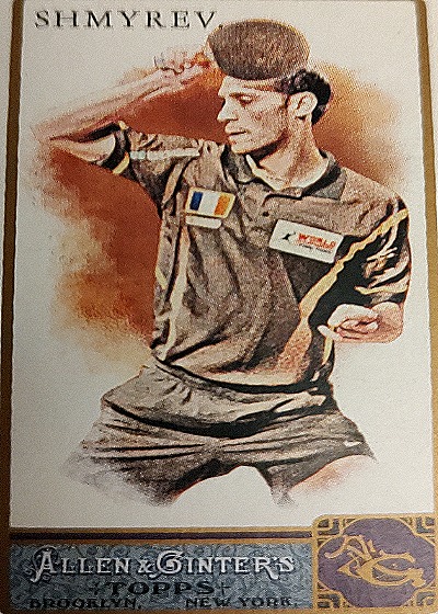 2011 Topps Allen & Ginter #72 Maxim Shmyrev — front