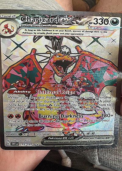 Charizard ex SV03: Obsidian Flames #215/197 — front