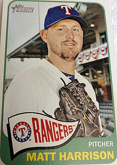2014 Topps Heritage #215 Matt Harrison — front