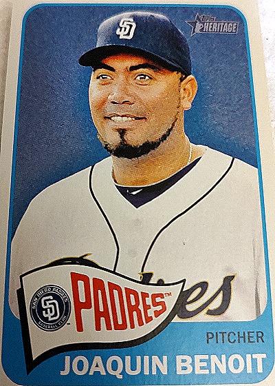 2014 Topps Heritage #23 Joaquin Benoit — front