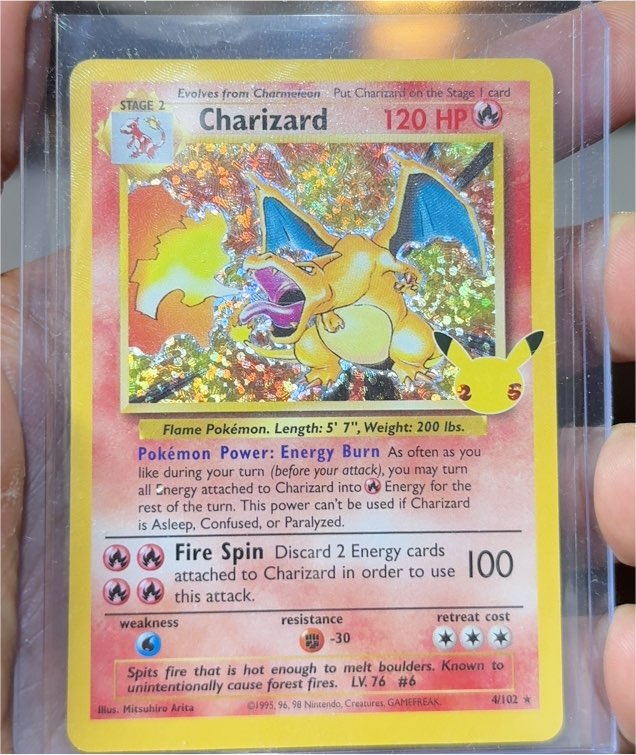 2021 Pokémon Celebrations Classic Collection #4 Charizard — front