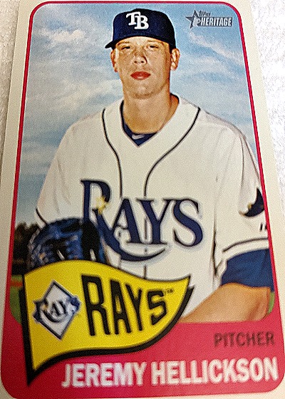 2014 Topps Heritage #328 Jeremy Hellickson — front