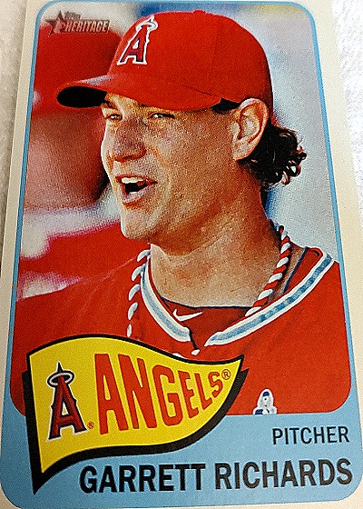 2014 Topps Heritage #65 Garrett Richards — front