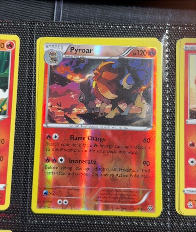 2014 Pokémon XY Steam Siege #33 Pyroar — front
