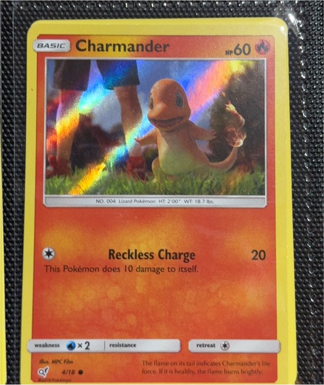 2019 Pokémon Detective Pikachu #4 Charmander — front