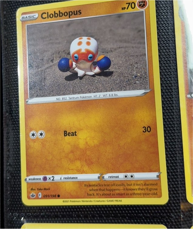 2021 Pokémon #091 Clobbopus — front