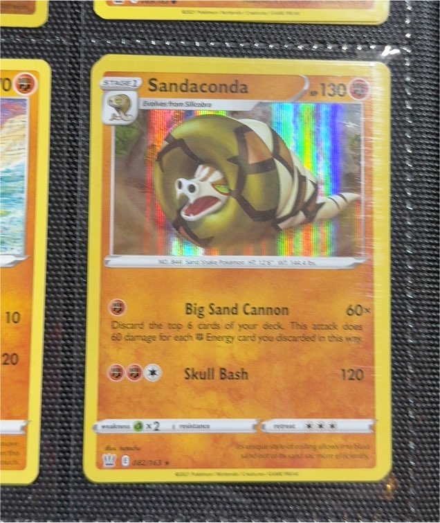 2021 Pokémon Battle Styles #082 Sandaconda — front
