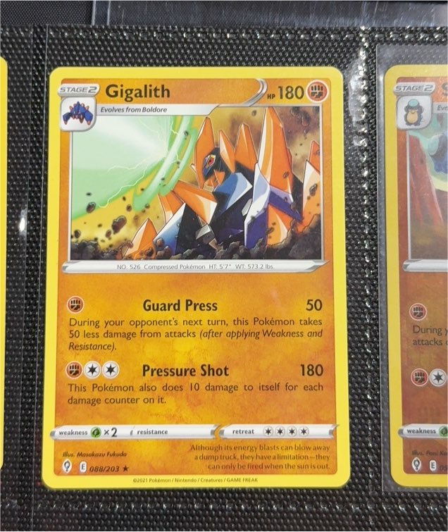 2021 Pokémon Evolving Skies #088 Gigalith — front