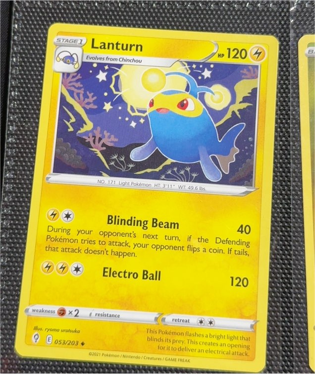 2021 Pokémon #053 Lanturn — front