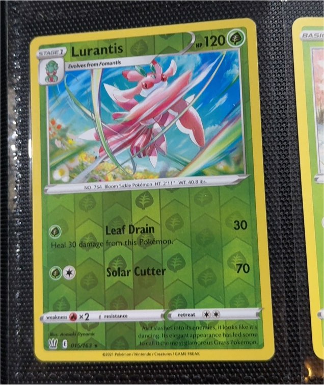 2021 Pokémon Battle Styles #015 Lurantis — front