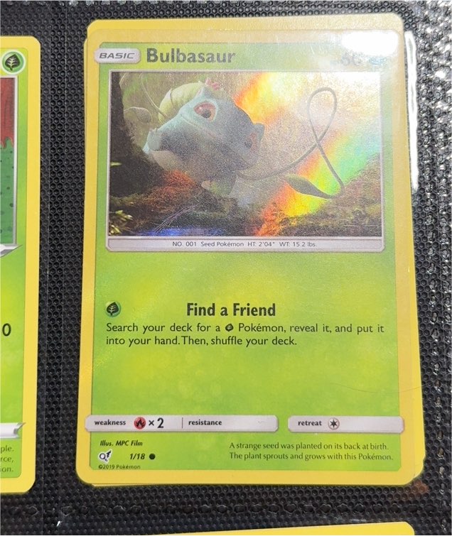 2019 Pokémon Detective Pikachu #1 Bulbasaur — front