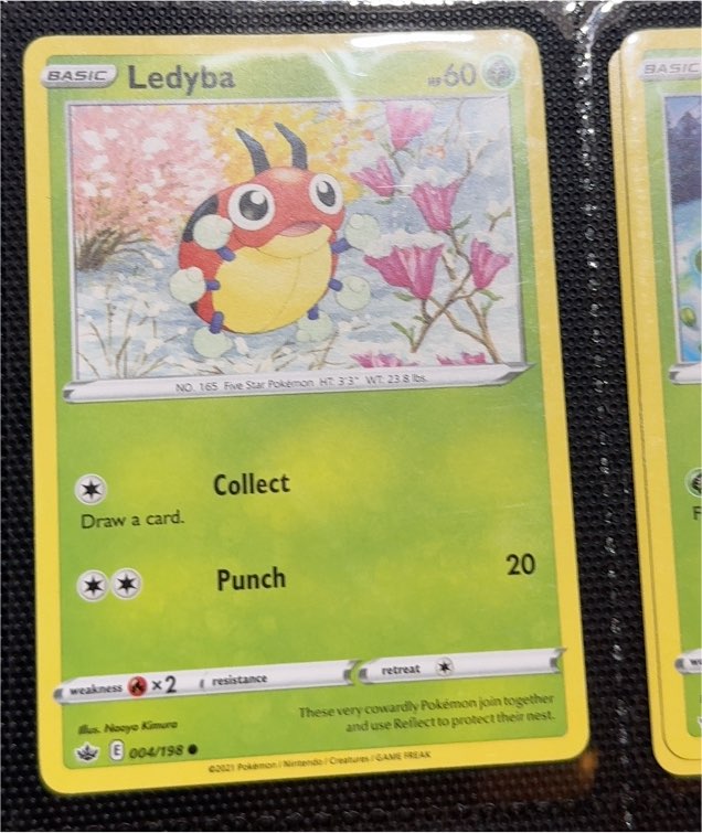2022 Pokémon McDonald's 1/15 Ledyba — front