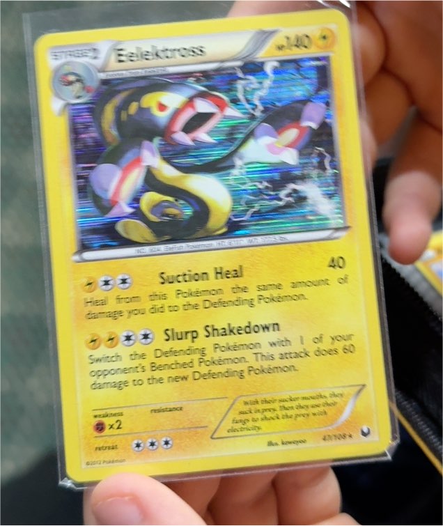 2012 Pokémon Black & White Dark Explorers #47 Eelektross — front