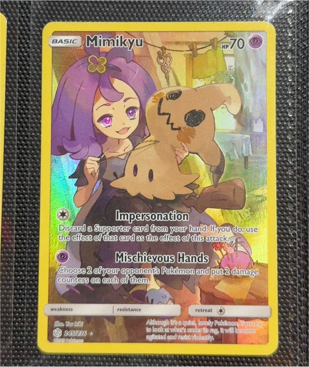 2019 Pokémon Sun & Moon Cosmic Eclipse #245 Mimikyu — front