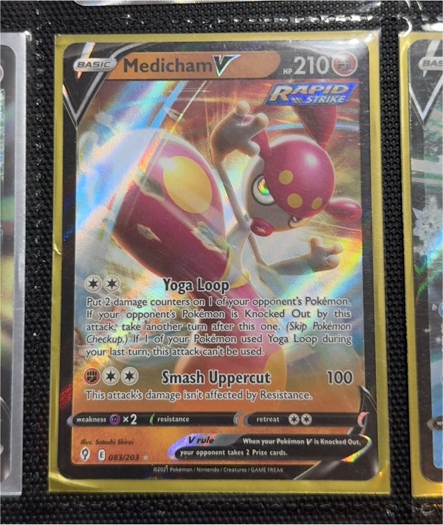 2021 Pokémon Evolving Skies #83 Medicham V — front