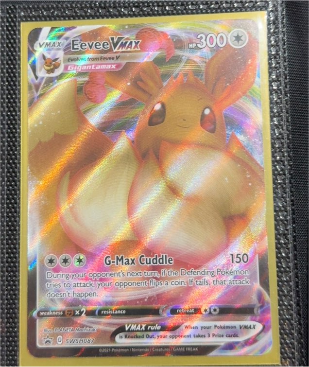 2021 Pokémon TCG SWSH087 Eevee VMAX — front