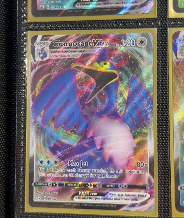 2021 Pokémon TCG Shining Fates #055 Cramorant VMAX — front