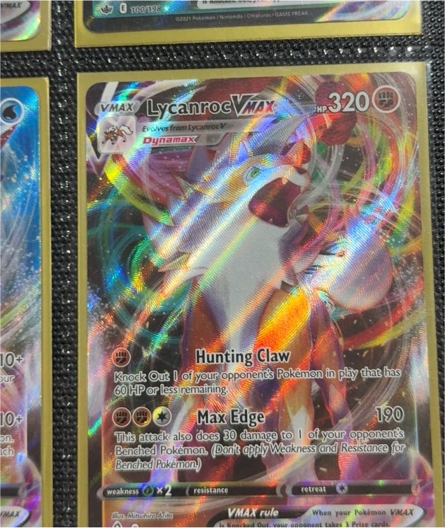 2021 Pokémon Evolving Skies #092 Lycanroc VMAX — front