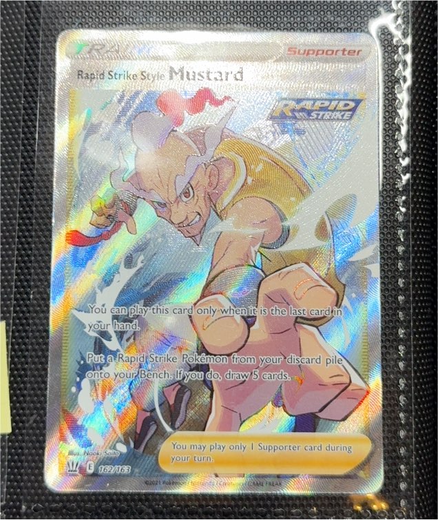 2021 Pokémon TCG Battle Styles #162 Mustard — front