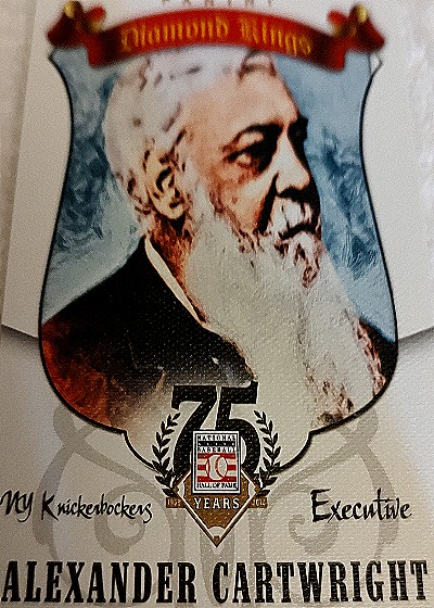 2014 Panini Hall of Fame Diamond Kings Alexander Cartwright — front